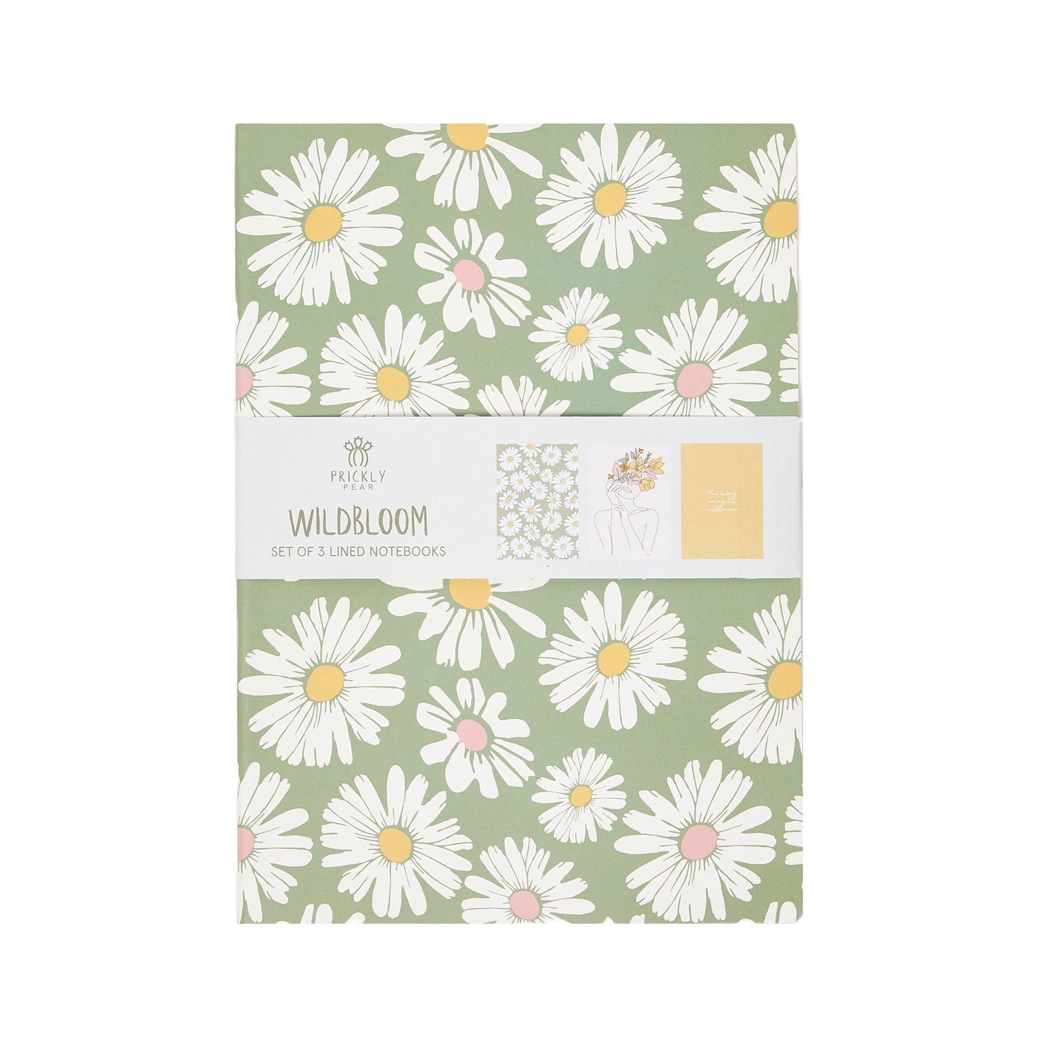 Set of 3 Wildbloom B5 Size Notebooks
