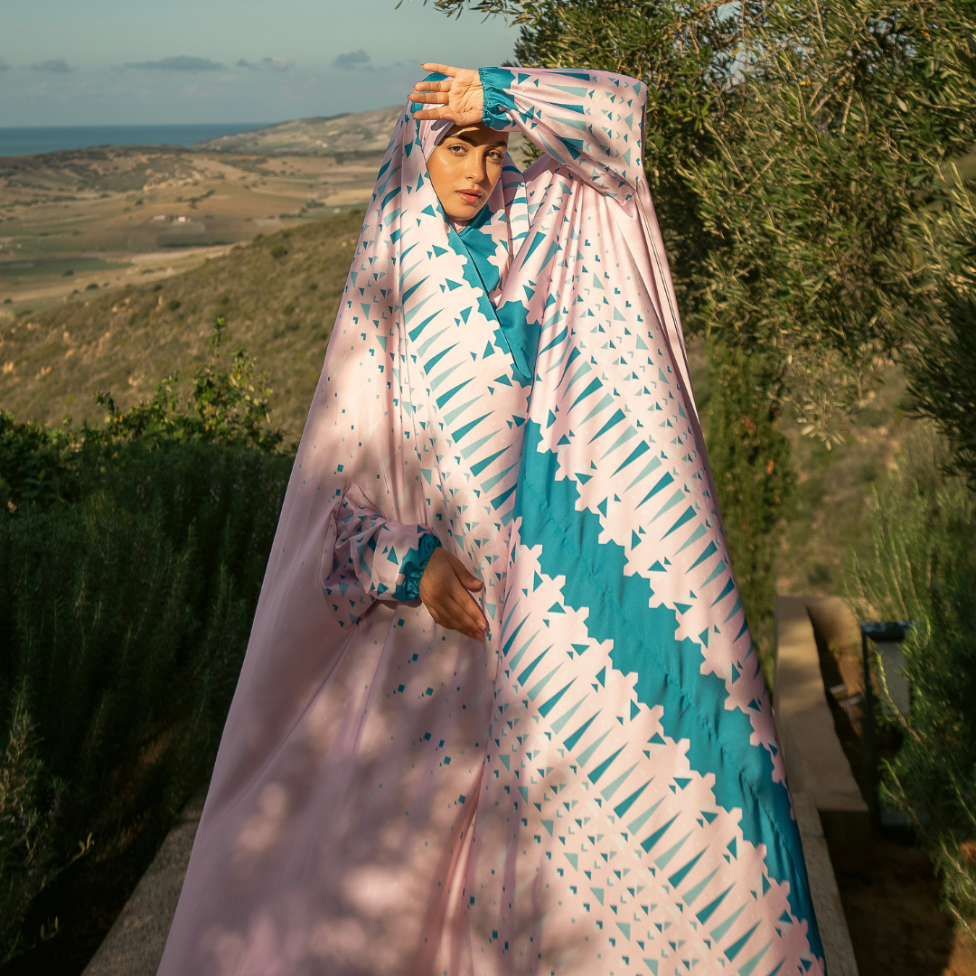 'Marrakesh' Prayer Dress & Comfort Prayer Mat Bundle
