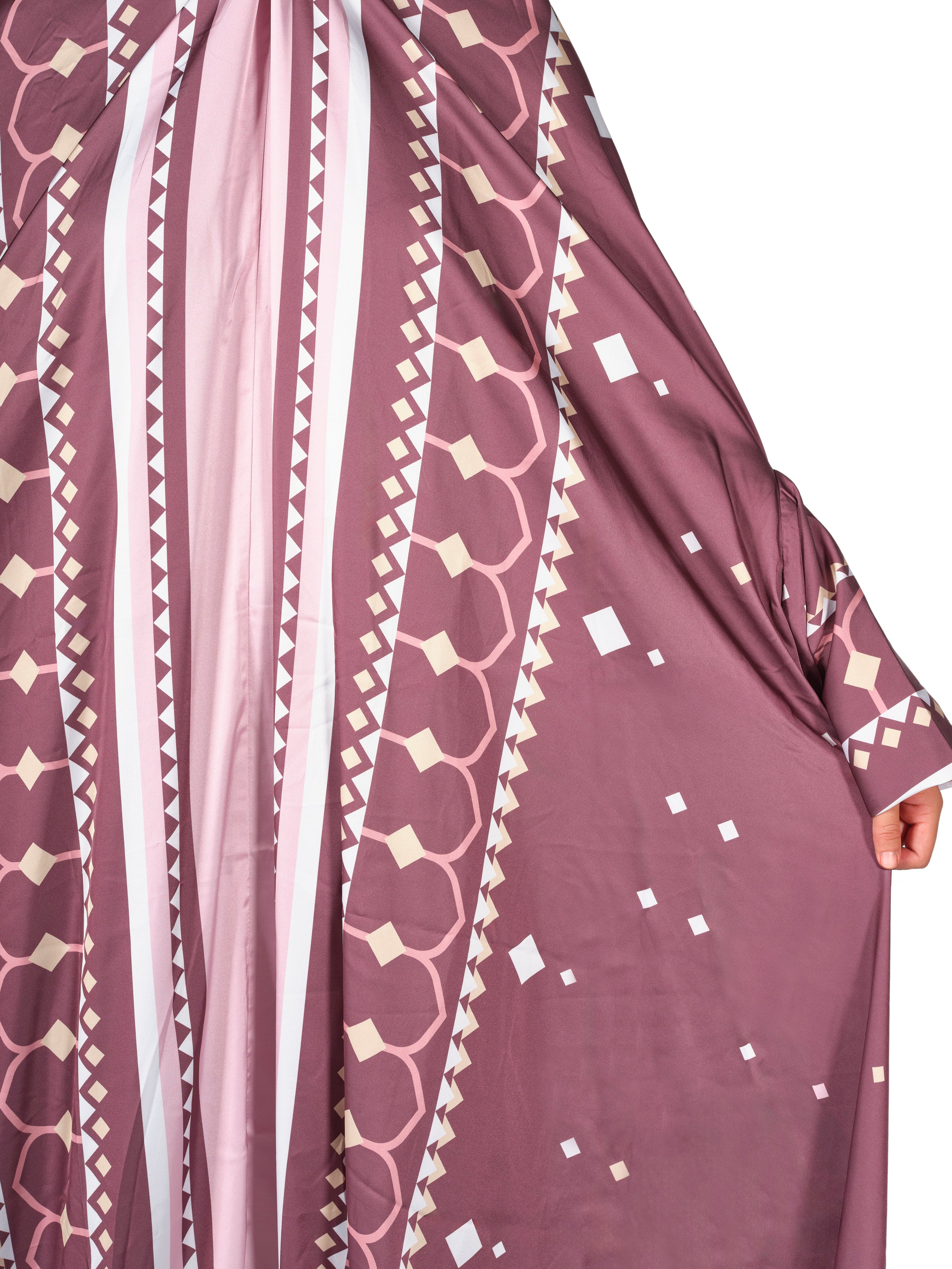 'Lahore' Prayer Dress & Pocket Prayer Mat Bundle