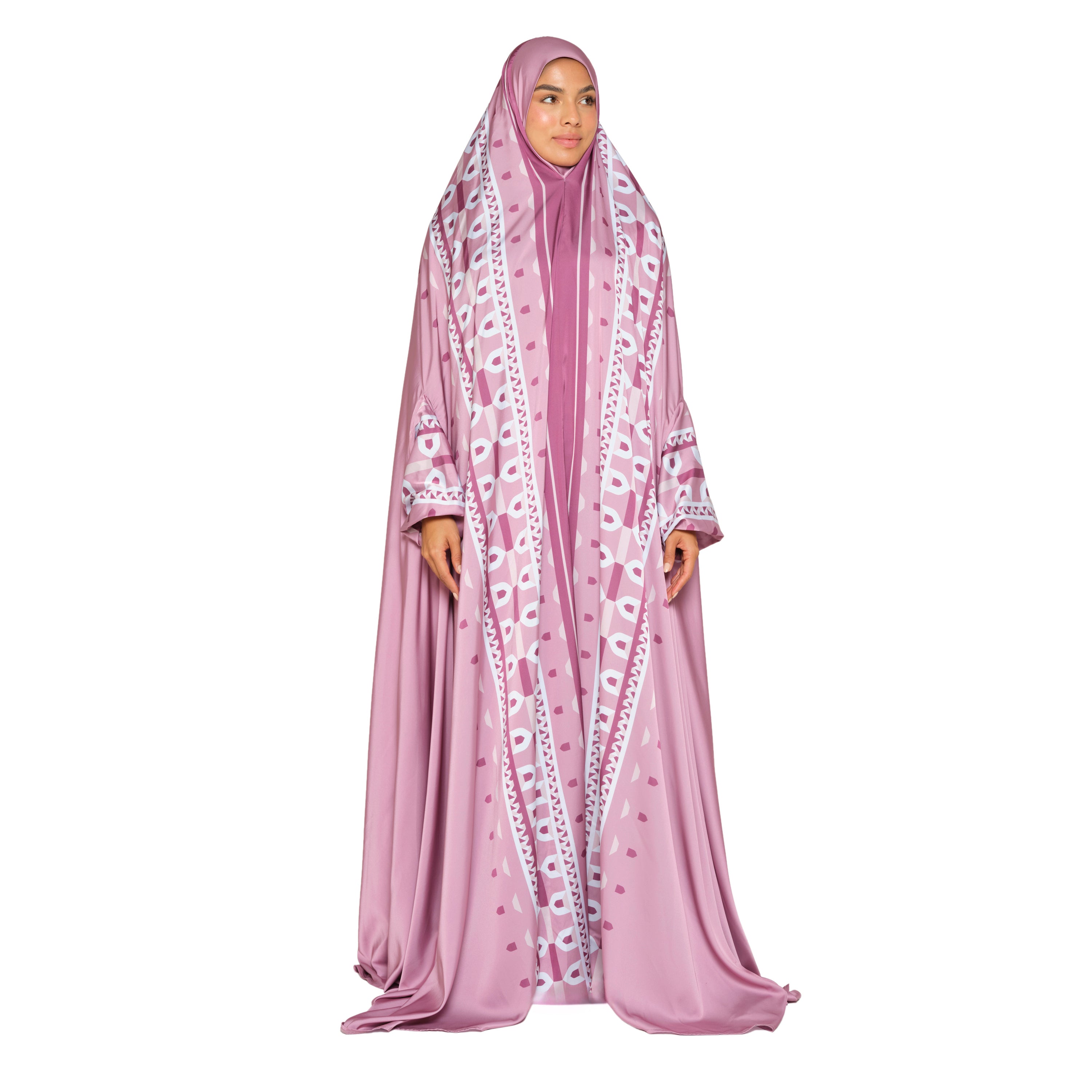 'Casablanca' Prayer Dress With Pouch, Pink