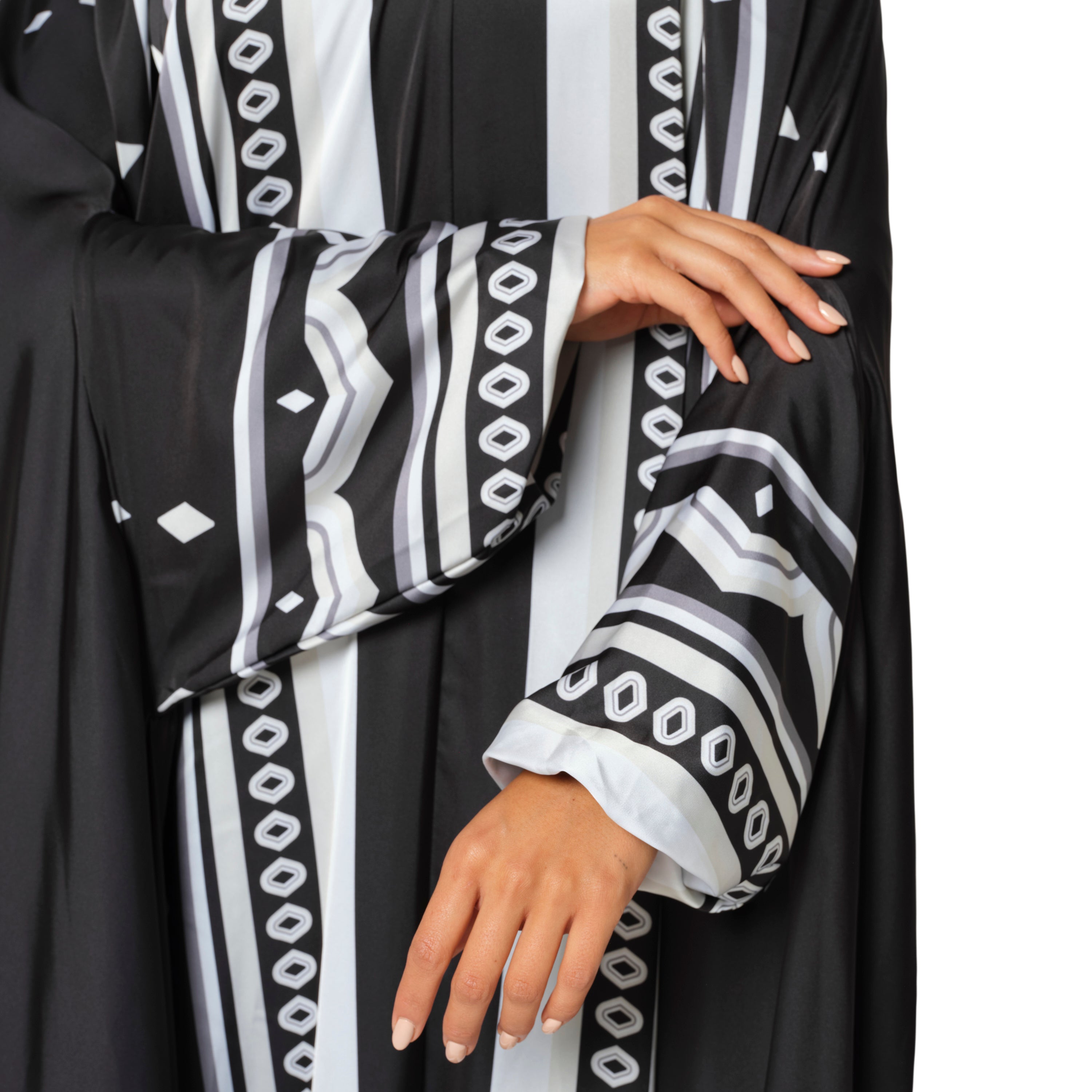 'Nizwa' Prayer Dress With Pouch, Black