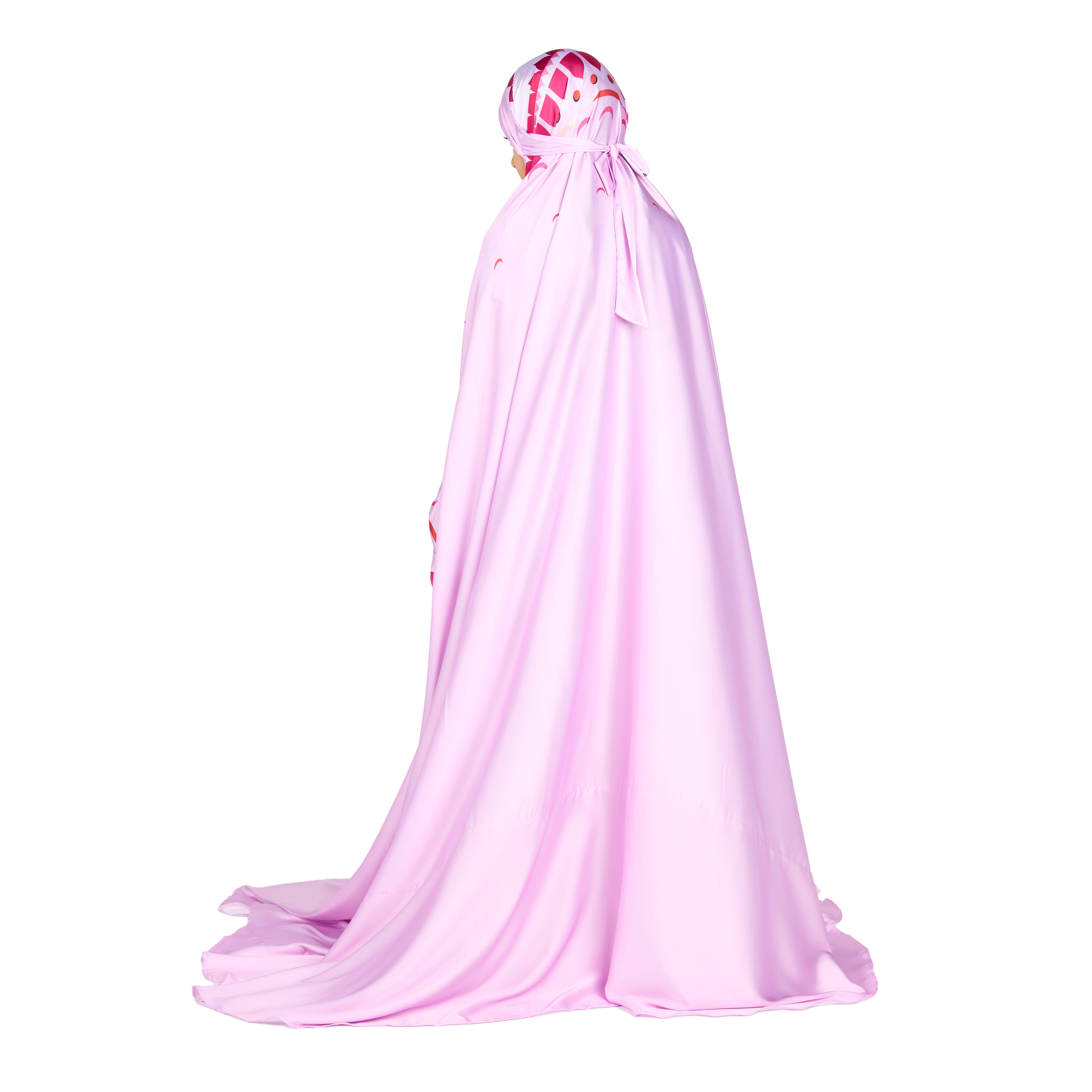 'Desert Voyage I' Kids Prayer Dress & Compact Prayer Mat Bundle