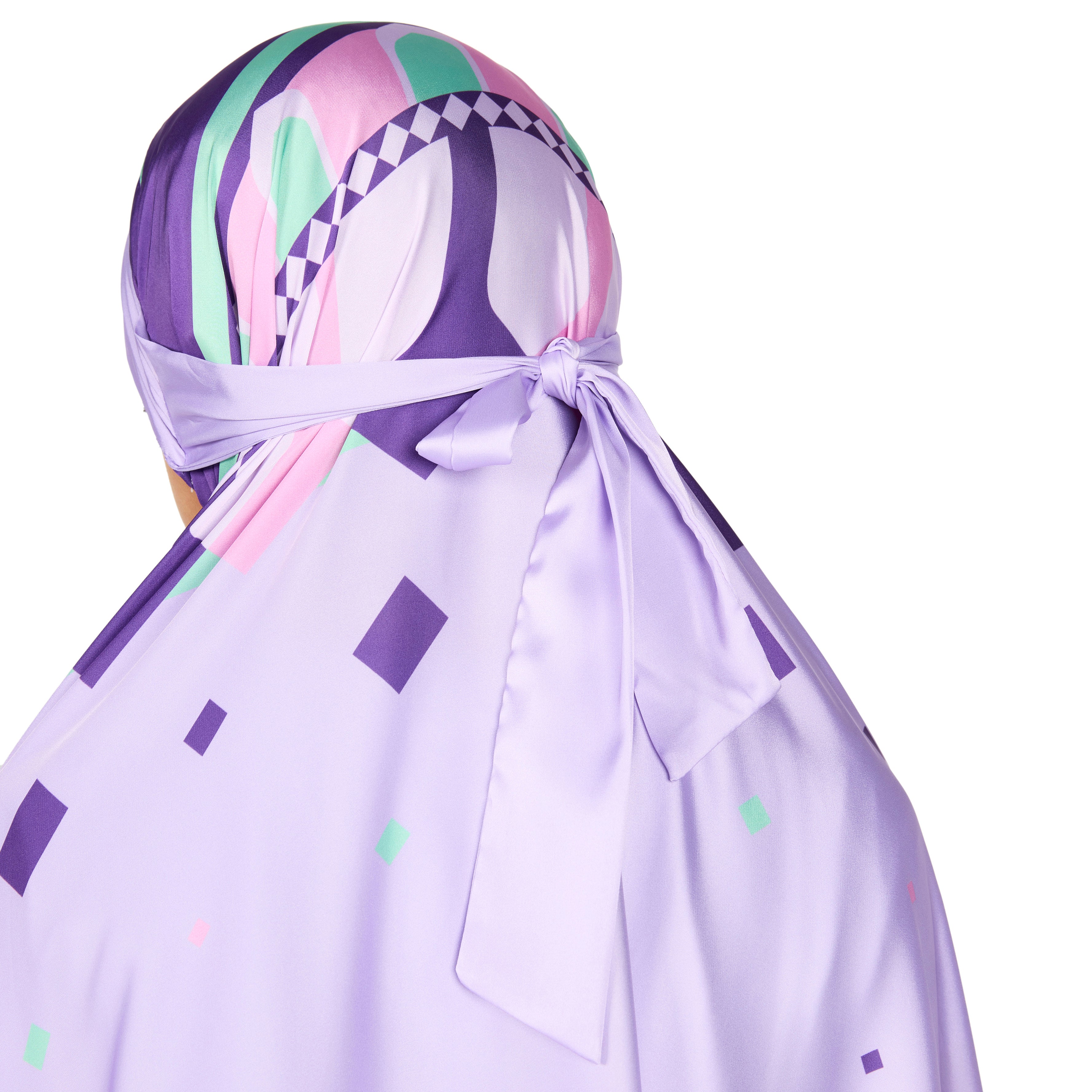'Divine Arches I' Kids Prayer Dress & Compact Prayer Mat Bundle