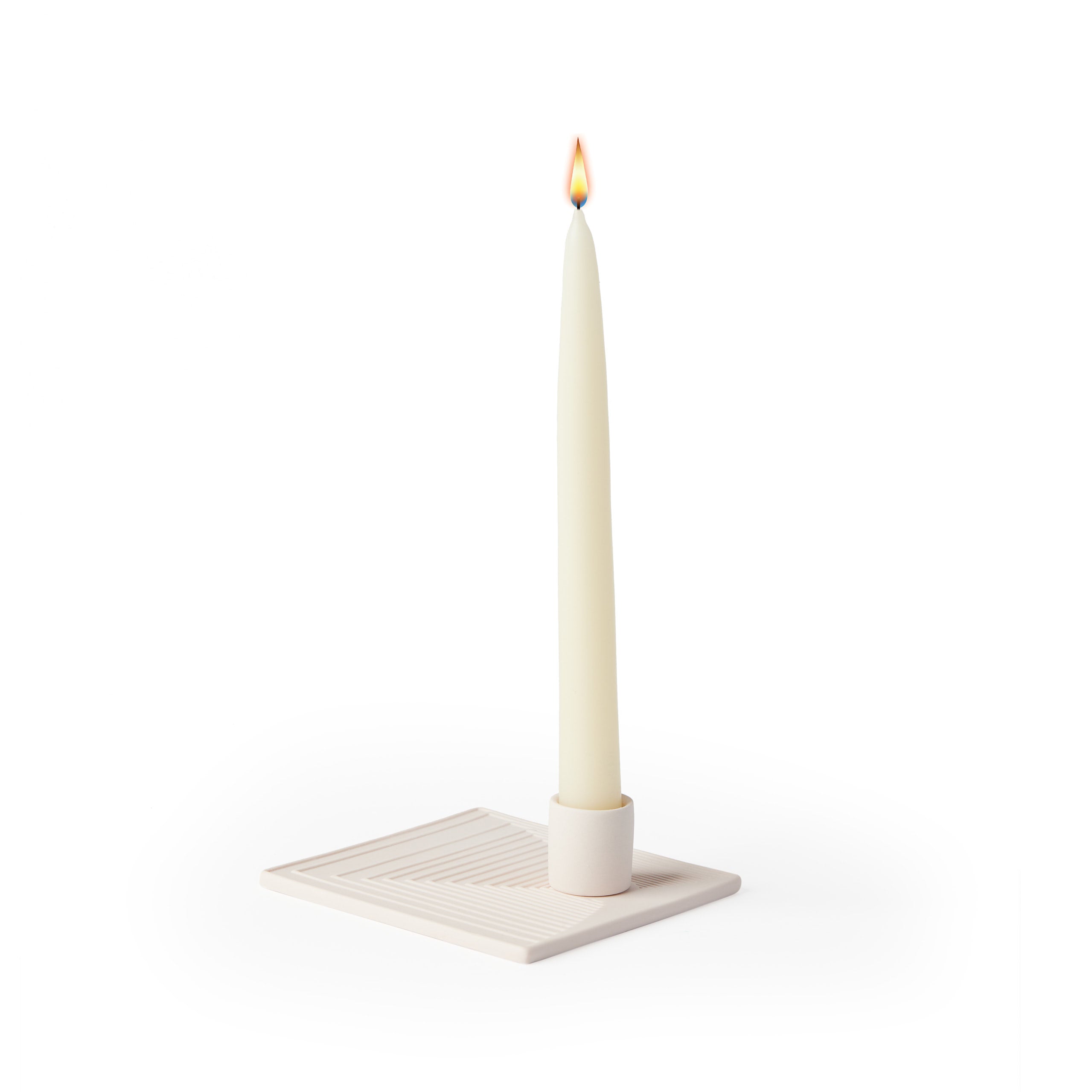 'Agatha' Candlestick Holder, Pink