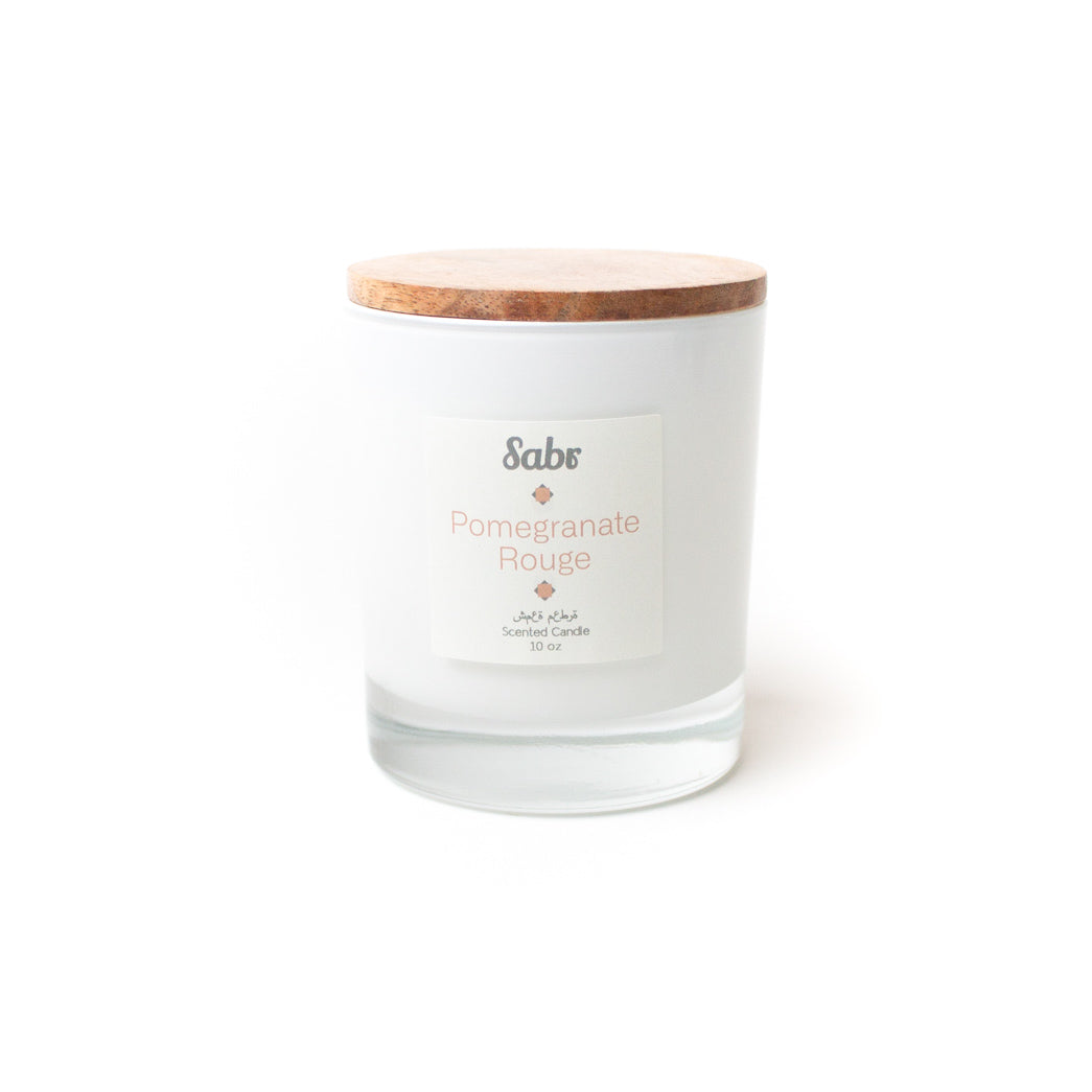 Pomegranate Rouge 10oz woodwick candle