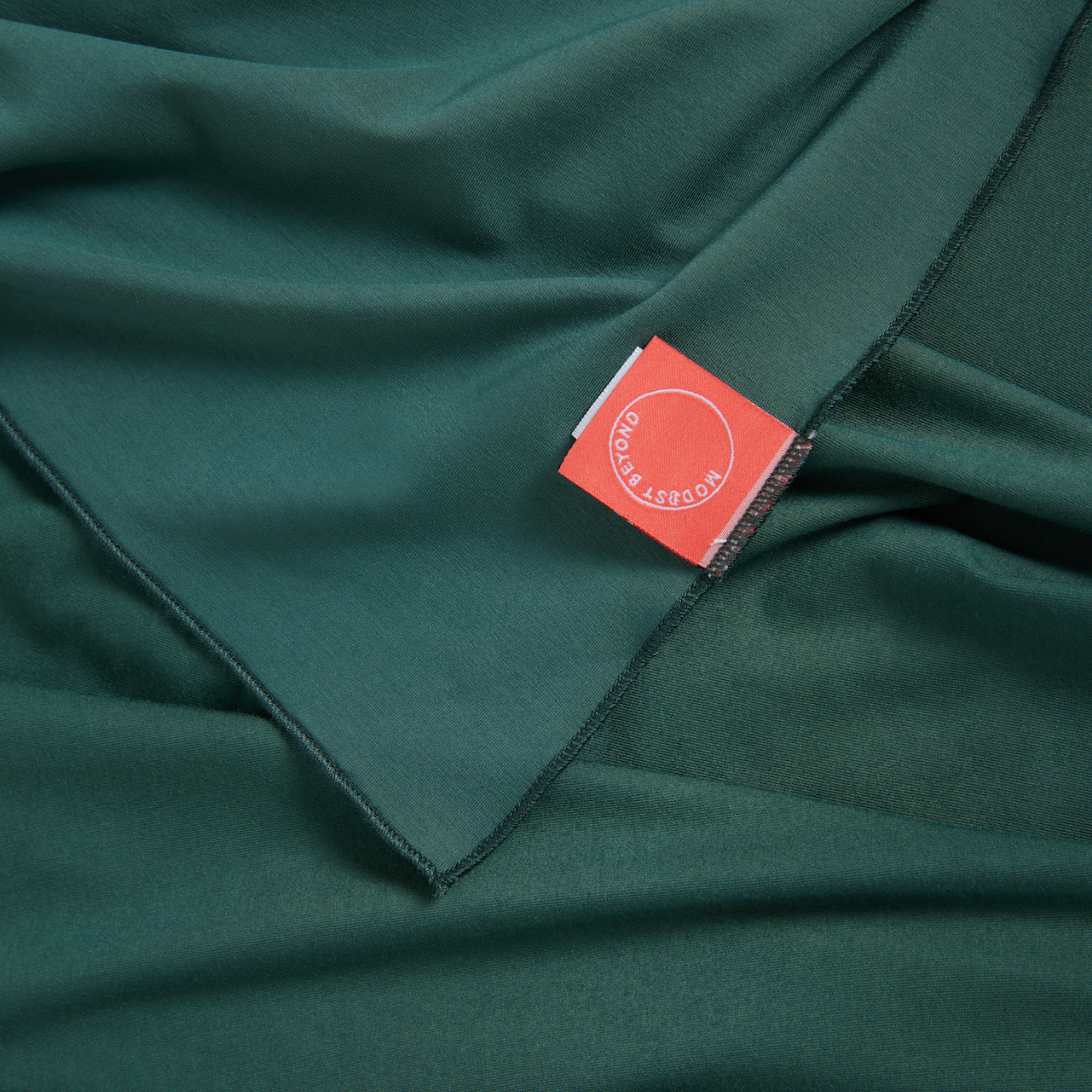 Organic Bamboo Jersey Hijab - Olive