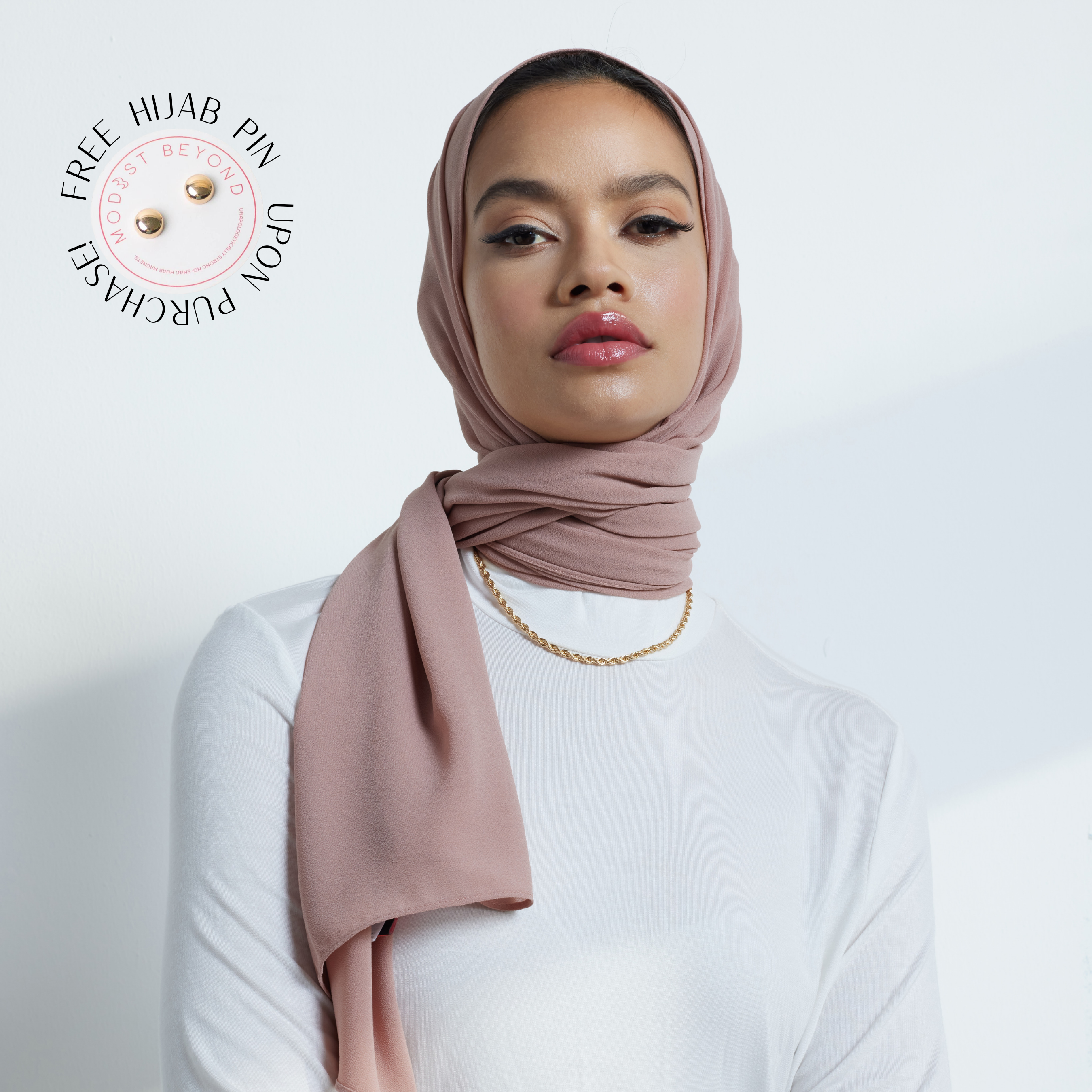 Mink Chiffon Hijab