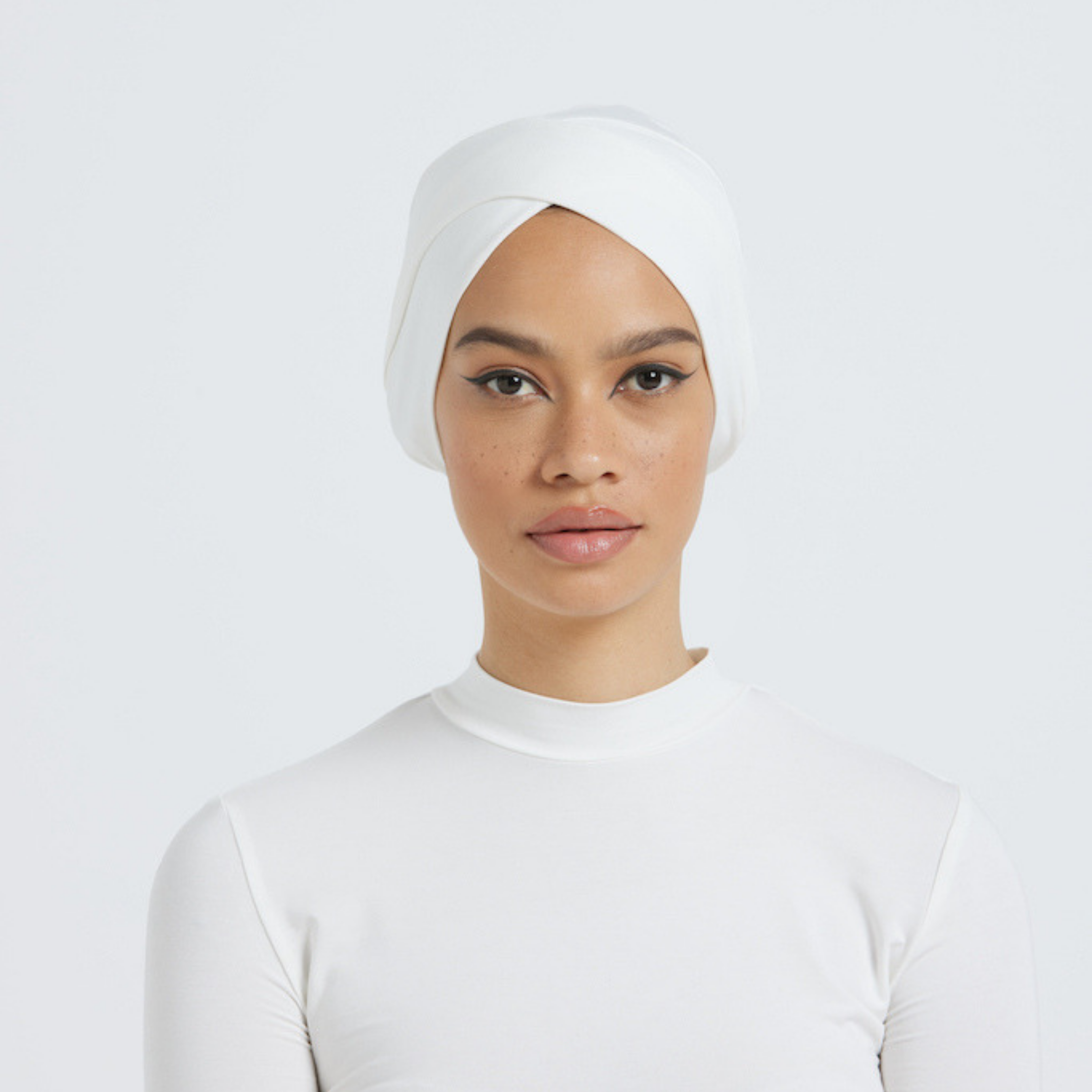 Adjustable Organic Bamboo Underscarf - Ivory