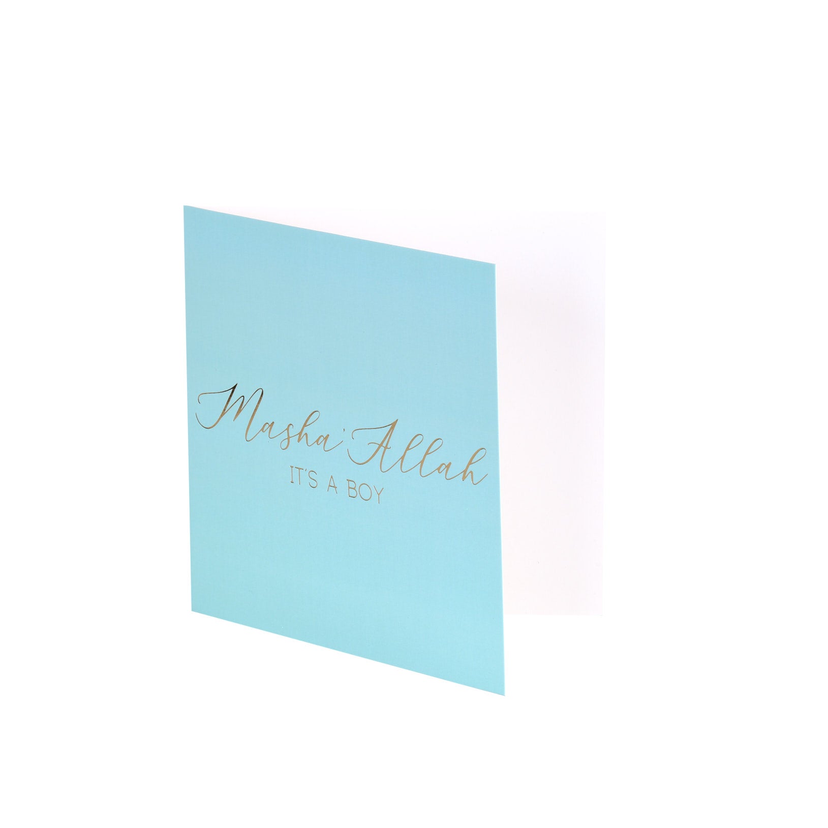 Luxury Foiled Greeting Card - Baby Boy