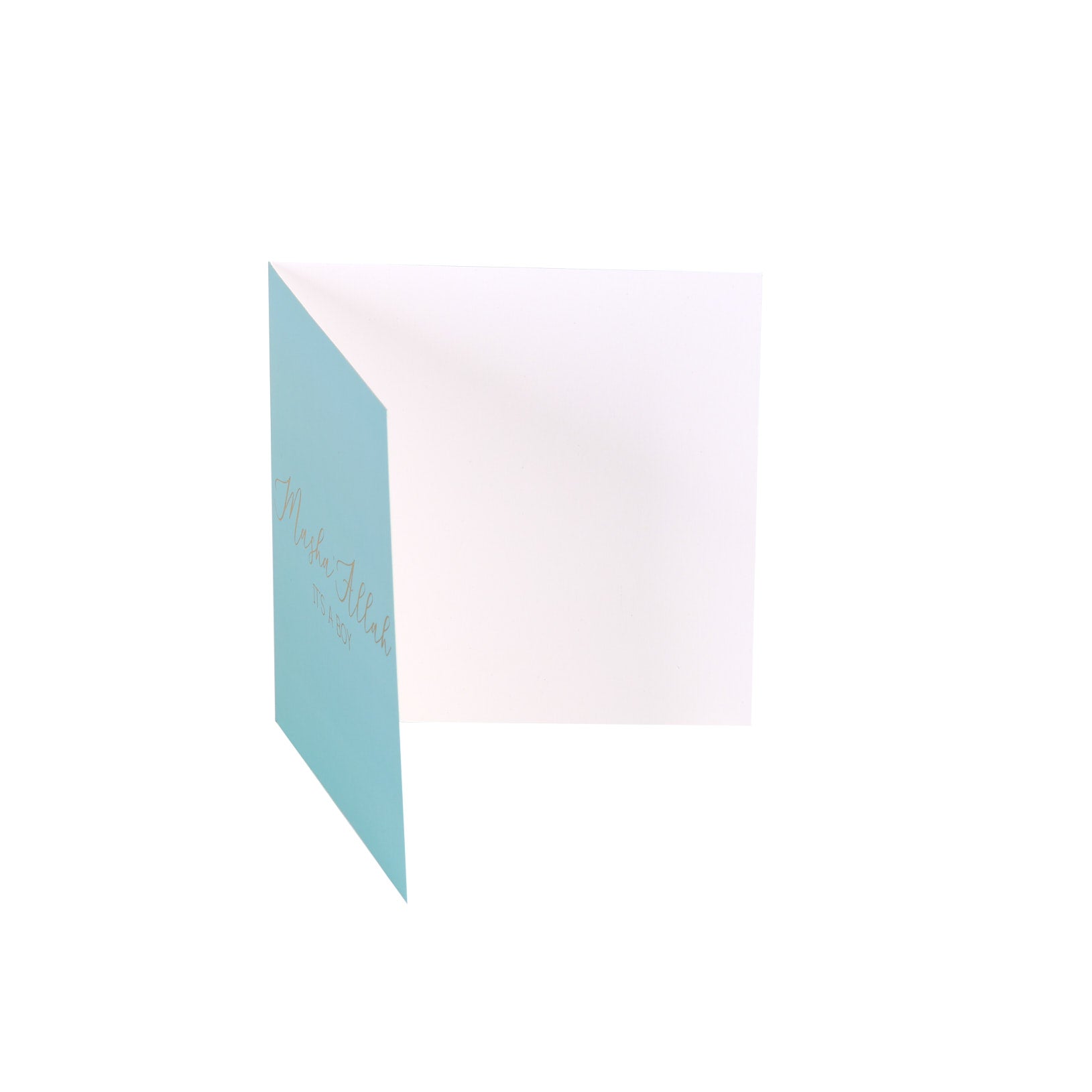 Luxury Foiled Greeting Card - Baby Boy