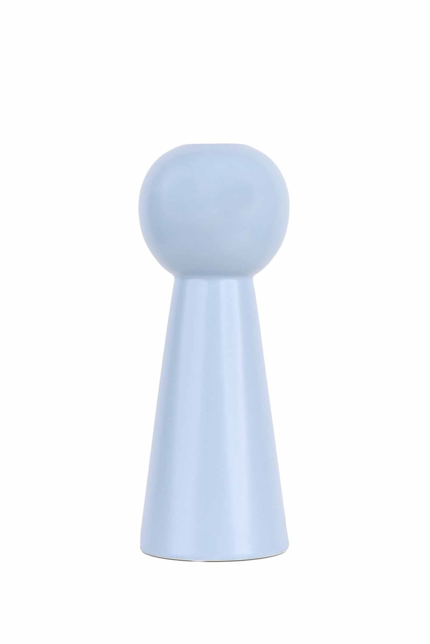 Duck Egg Vase in Blue