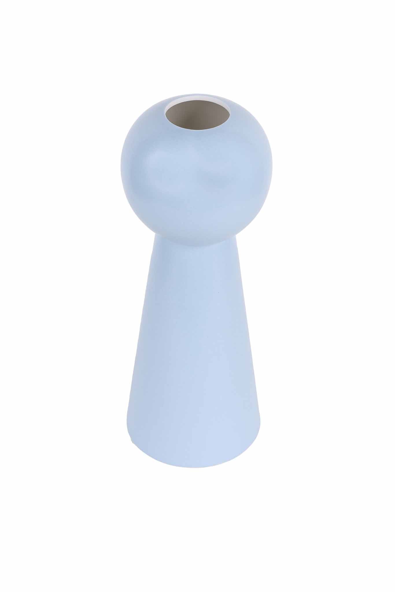 Duck Egg Vase in Blue