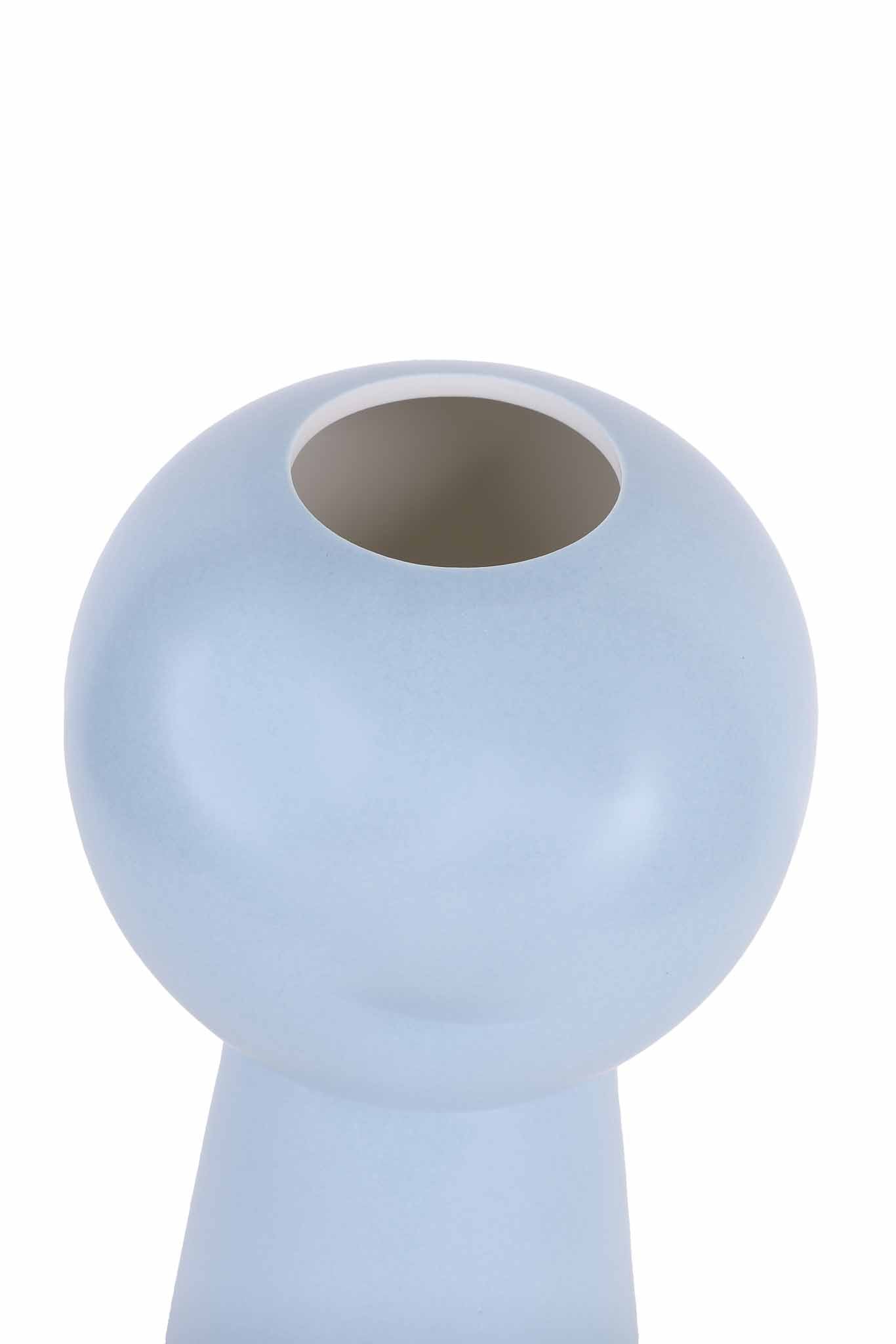 Duck Egg Vase in Blue