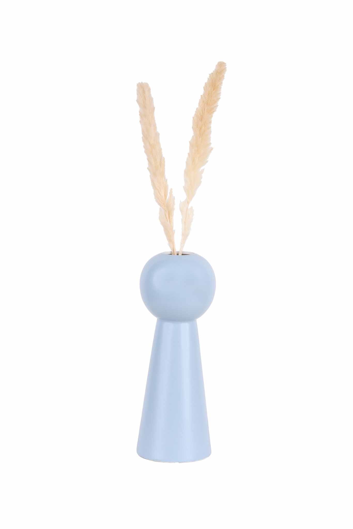 Duck Egg Vase in Blue