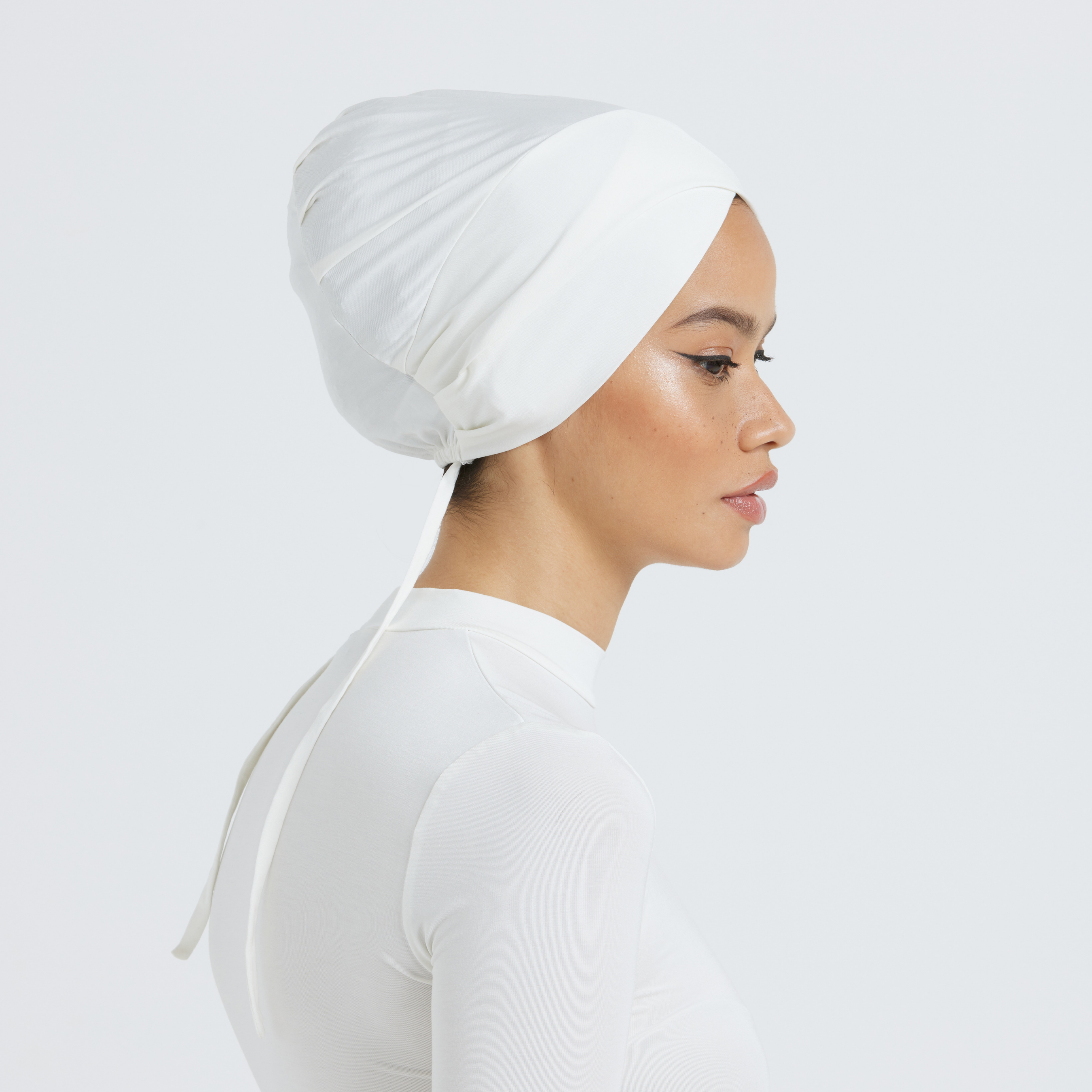 Adjustable Organic Bamboo Underscarf - Ivory