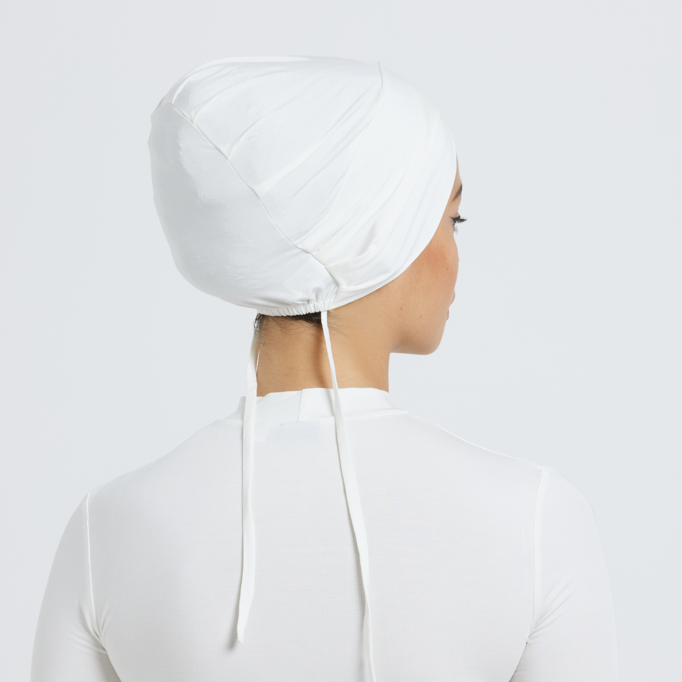Adjustable Organic Bamboo Underscarf - Ivory