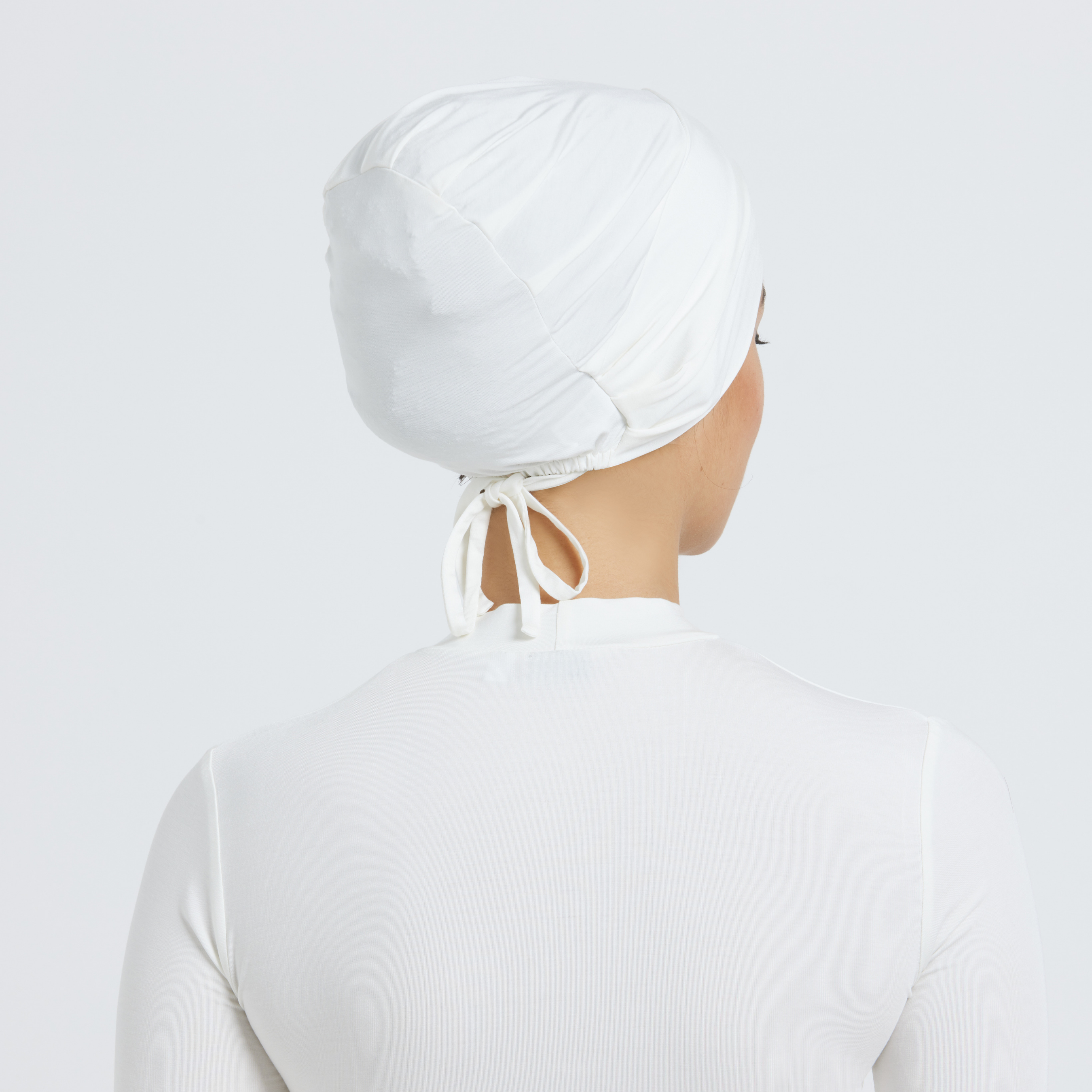 Adjustable Organic Bamboo Underscarf - Ivory