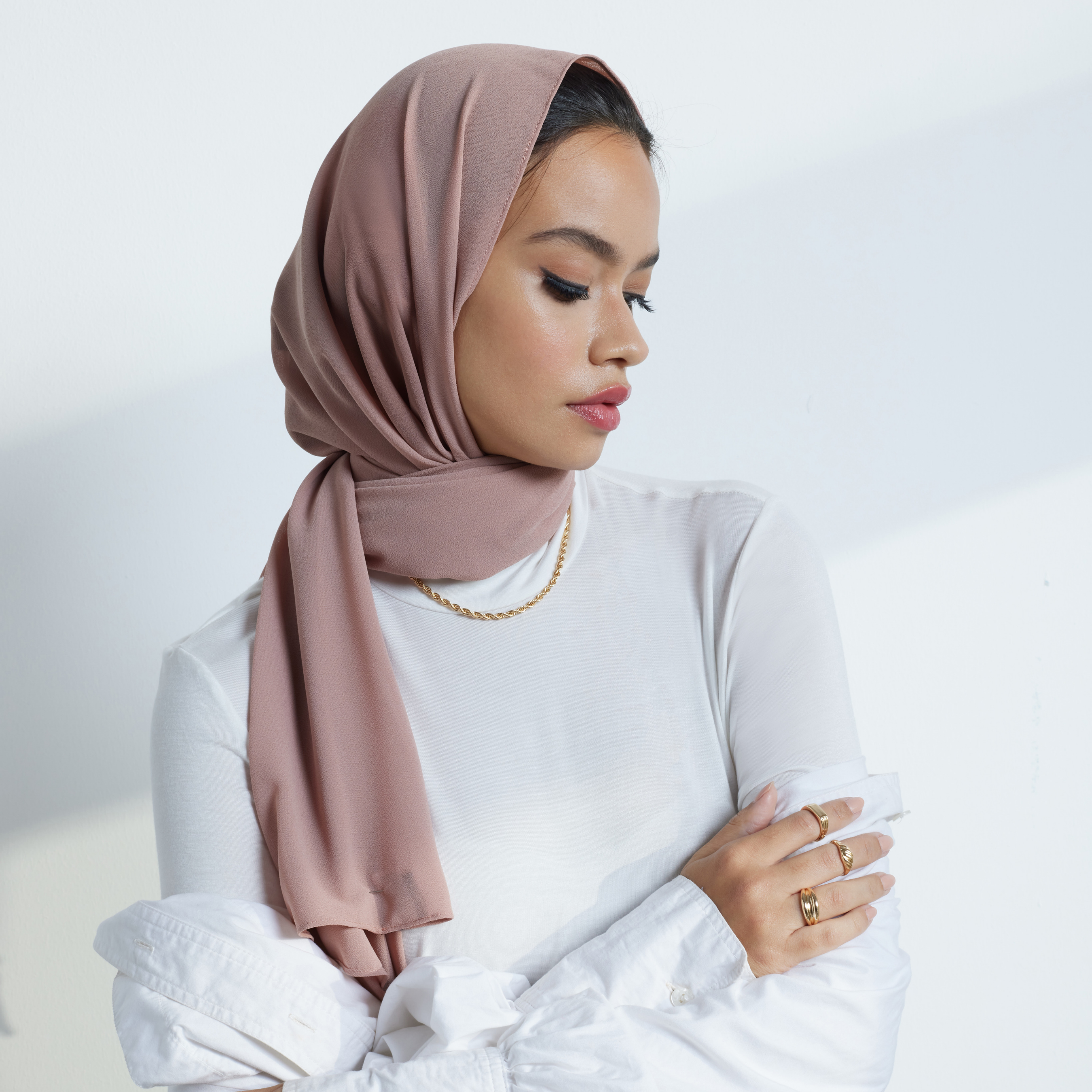 Mink Chiffon Hijab