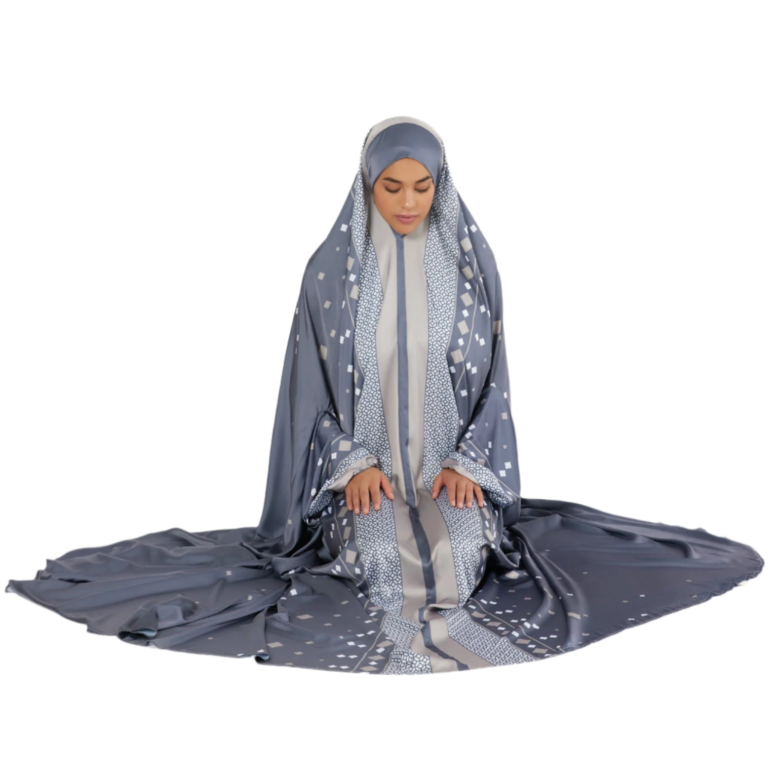 'Abu Dhabi' Portable Prayer Dress With Pouch
