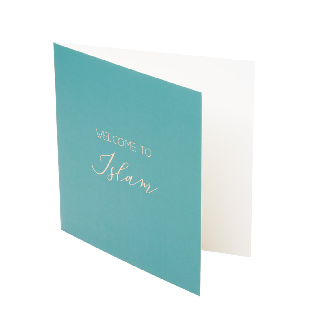 Luxury Foiled Greeting Card - Welcome to Islam