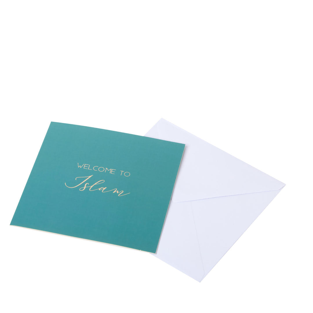 Luxury Foiled Greeting Card - Welcome to Islam