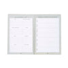 Swirl Weekly Meal Planner & Shopping list with magnetic panel on the back of each