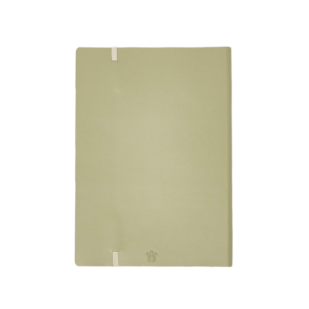 PU B5 notebook - moss