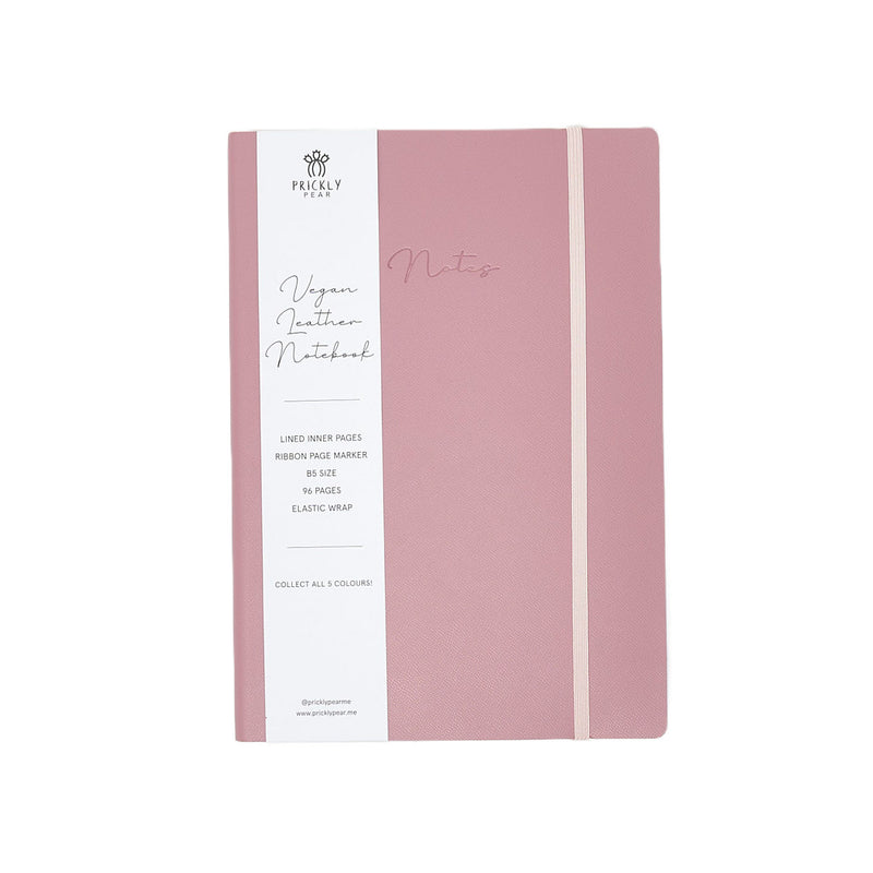 PU B5 notebook - plum