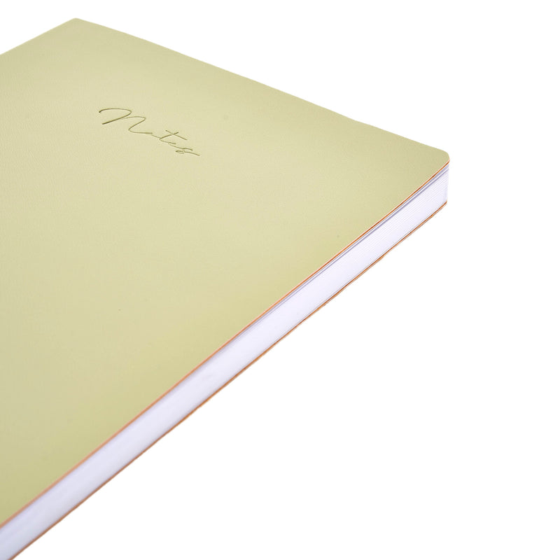 PU B5 notebook - moss