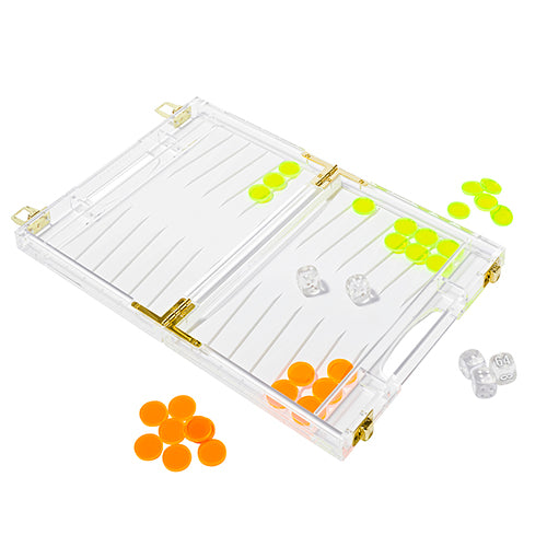 Mini Lucite Backgammon