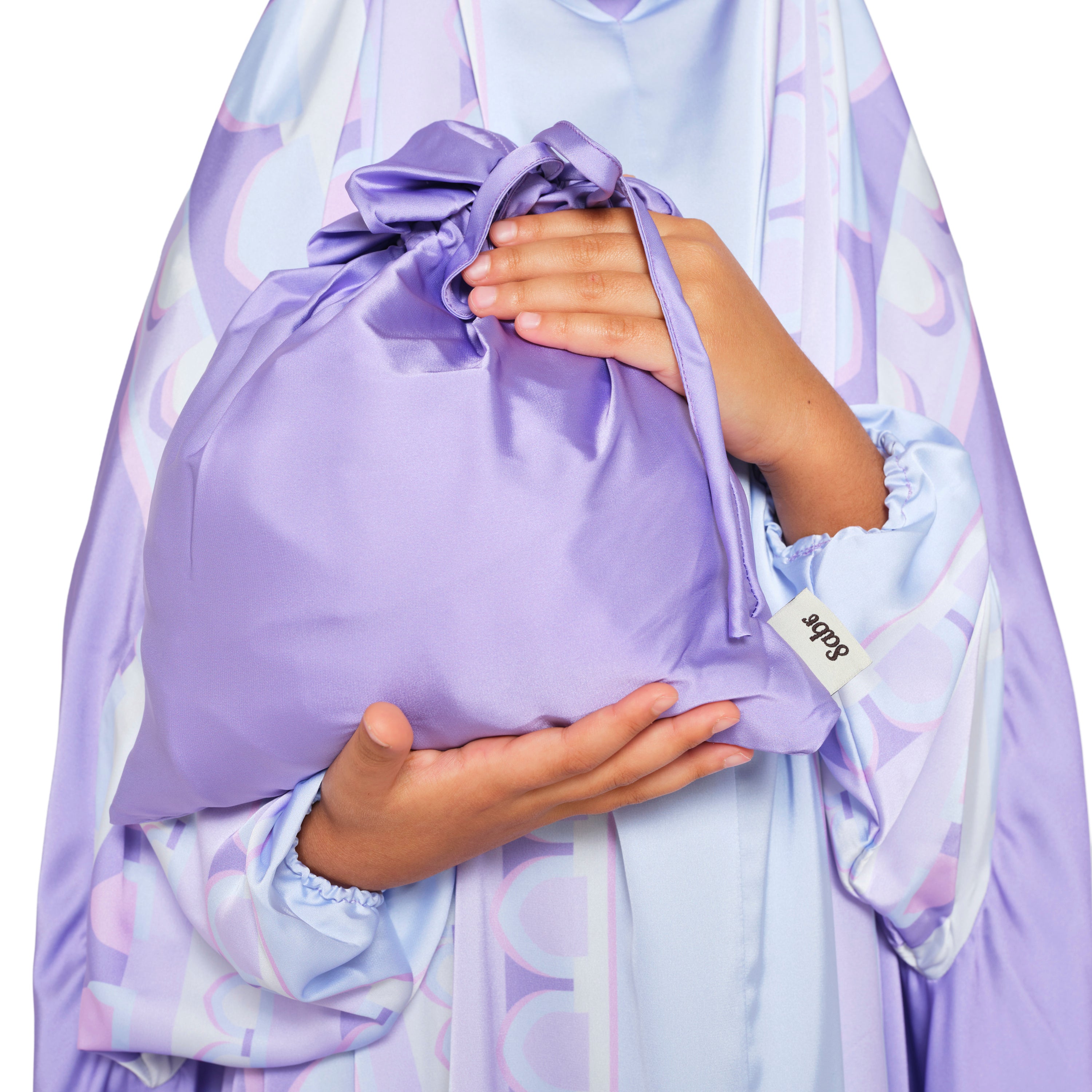'Baghdad' Kids Prayer Dress & Compact Prayer Mat Bundle