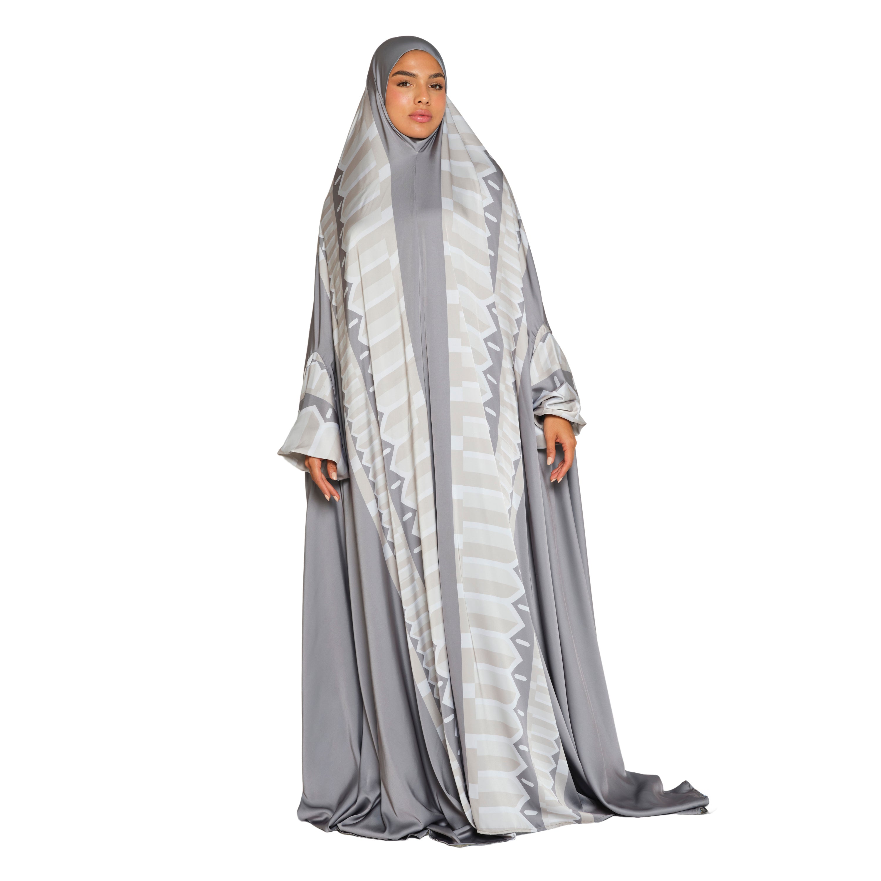 'Sharjah' Prayer Dress & Compact Prayer Mat Bundle