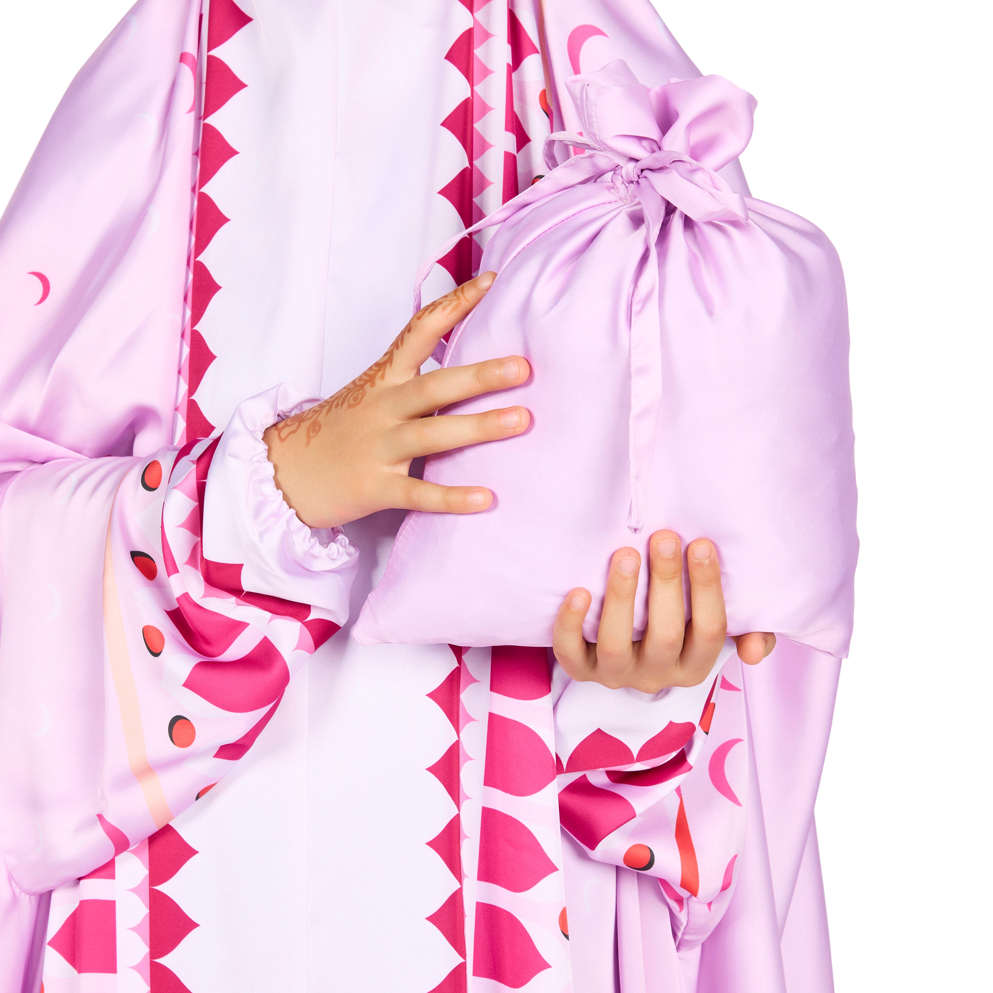 'Desert Voyage I' Kids Prayer Dress & Compact Prayer Mat Bundle