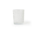 'Ray' Small Sunflower Ribbed Glasses [Set of 4]