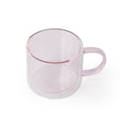 Small 'Retro' Glass Mug, Rose