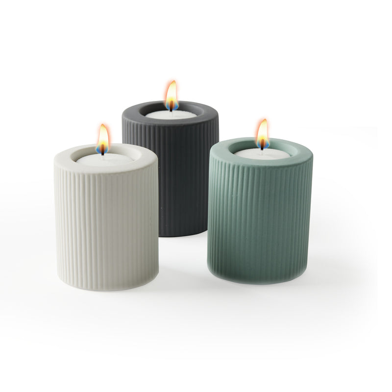 'Odessa' Tealight Candle Holder [Dusty Tea]l