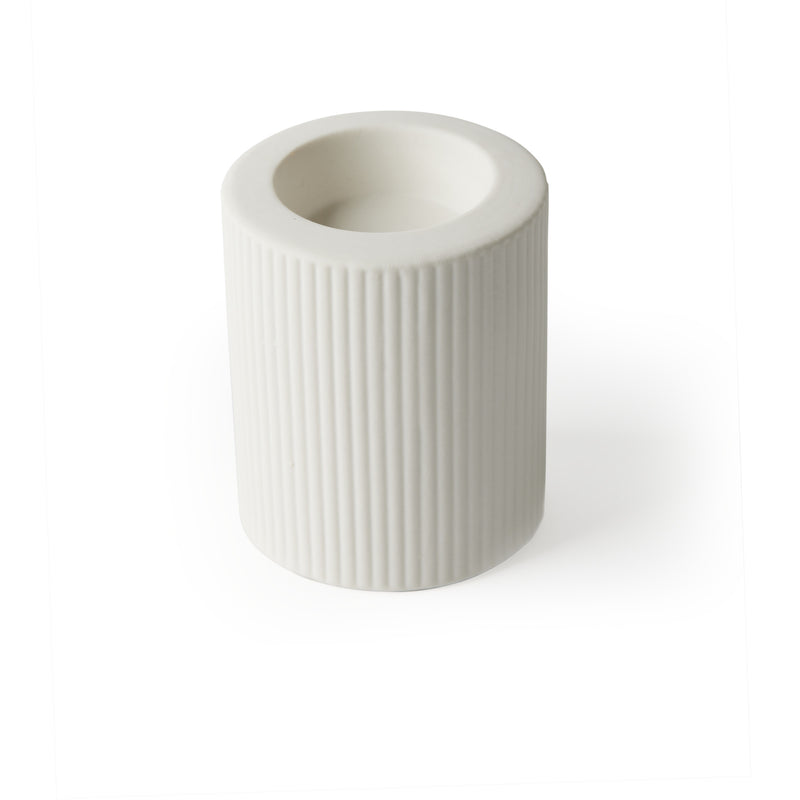 'Odessa' Tealight Candle Holder, White