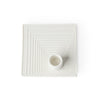 'Agatha' Candlestick Holder, White