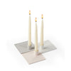 'Agatha' Candlestick Holder, White
