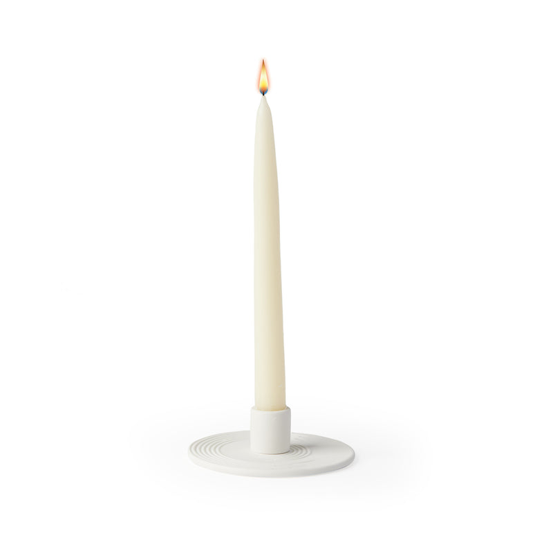 'Athena' Candlestick Holder, White