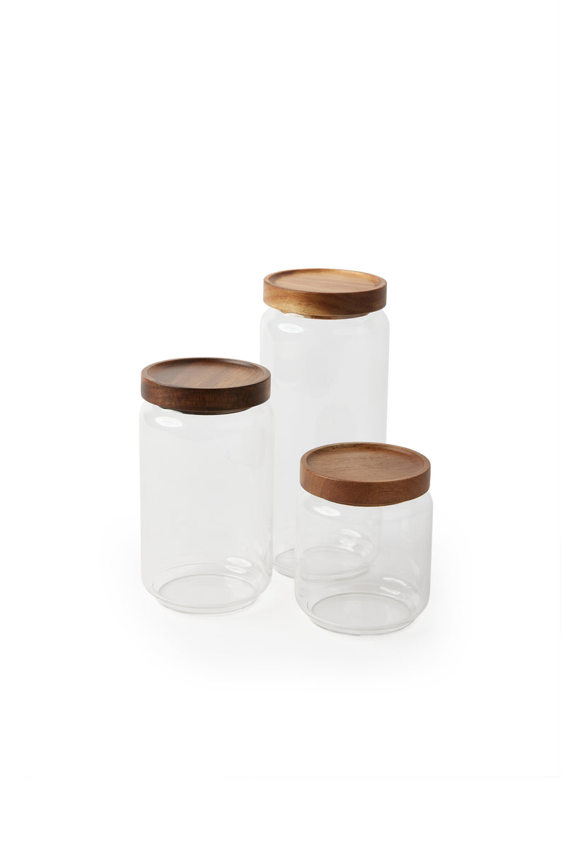 'Cynthia' Sealed Glass Storage Jar