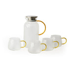 'Ottolie' Cups with Gold Handle [Set of 4]