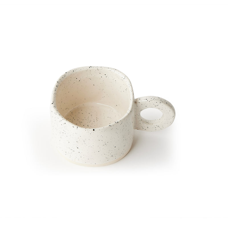 'Greta' Mug [Speckled Pearl White]