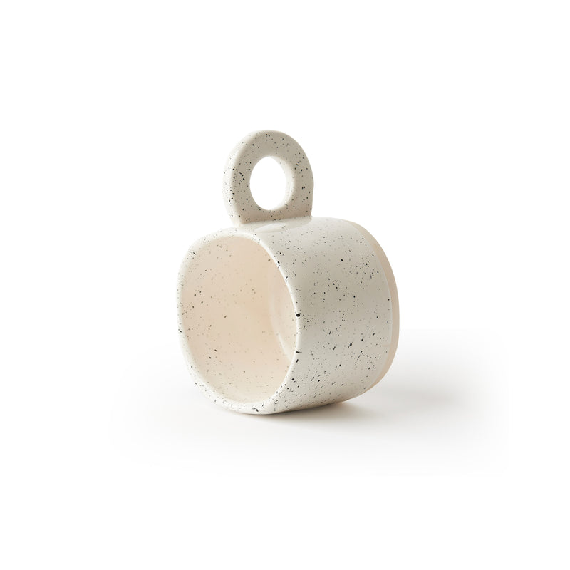'Greta' Mug [Speckled Pearl White]