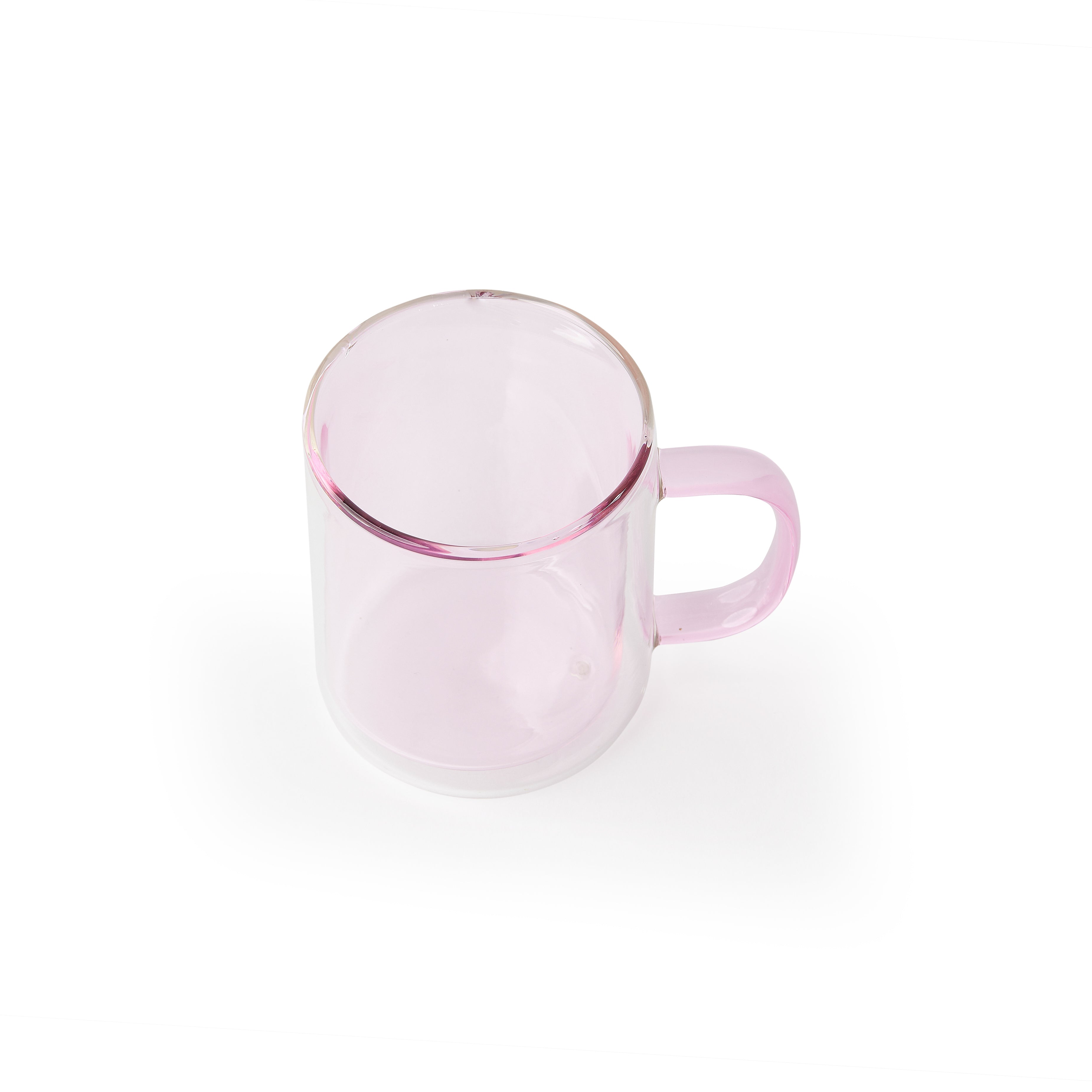 Rose 'Retro' Glass Mugs, Medium [Set of 4]