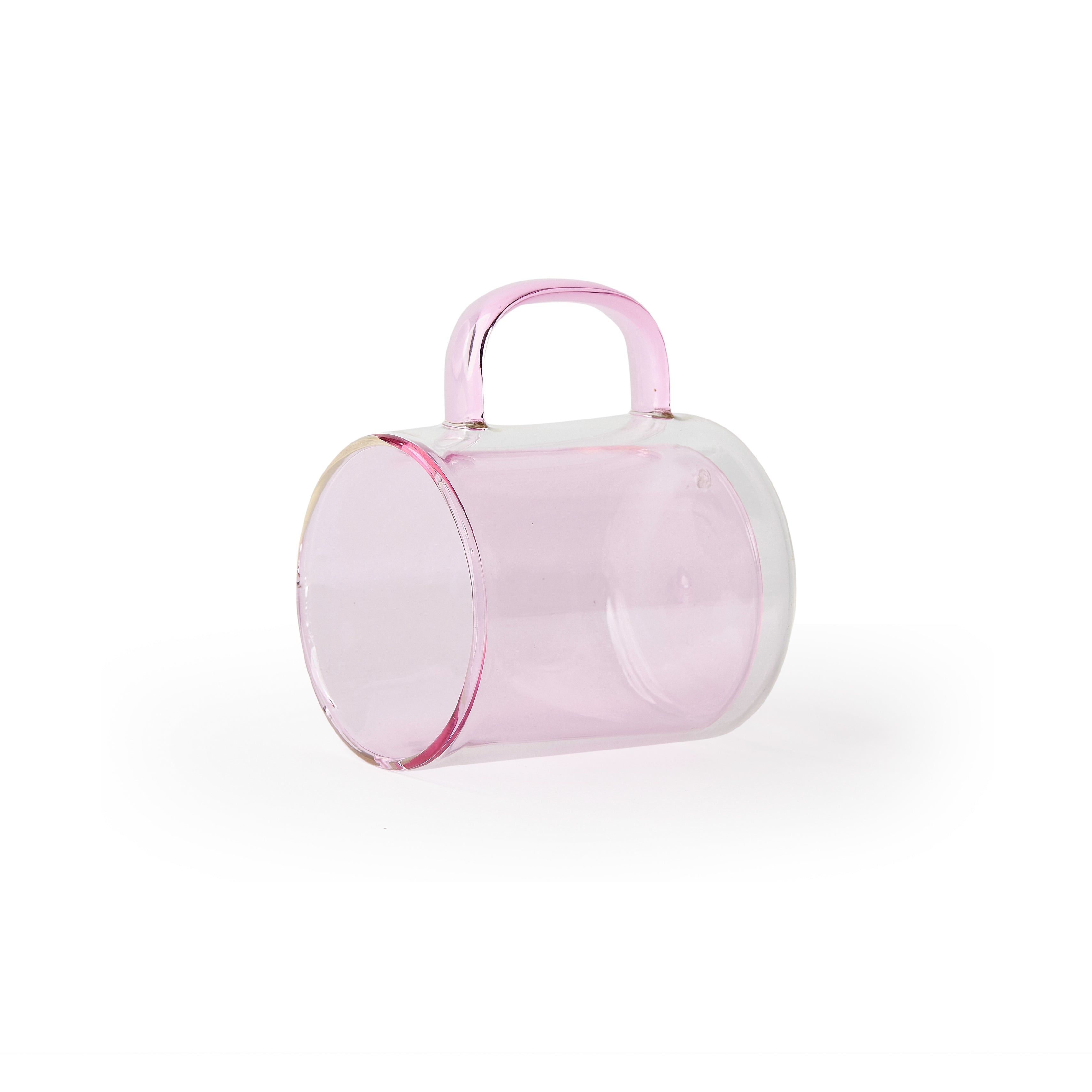 Rose 'Retro' Glass Mugs, Medium [Set of 4]