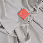 Organic Bamboo Jersey Hijab - Light Grey