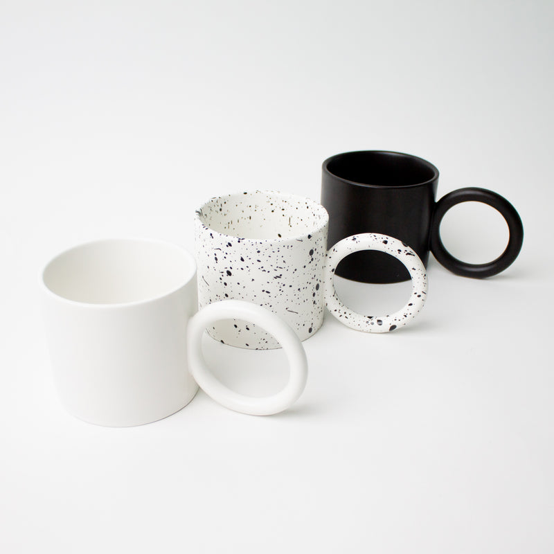 'Eva' Mug [Speckled Monochrome]