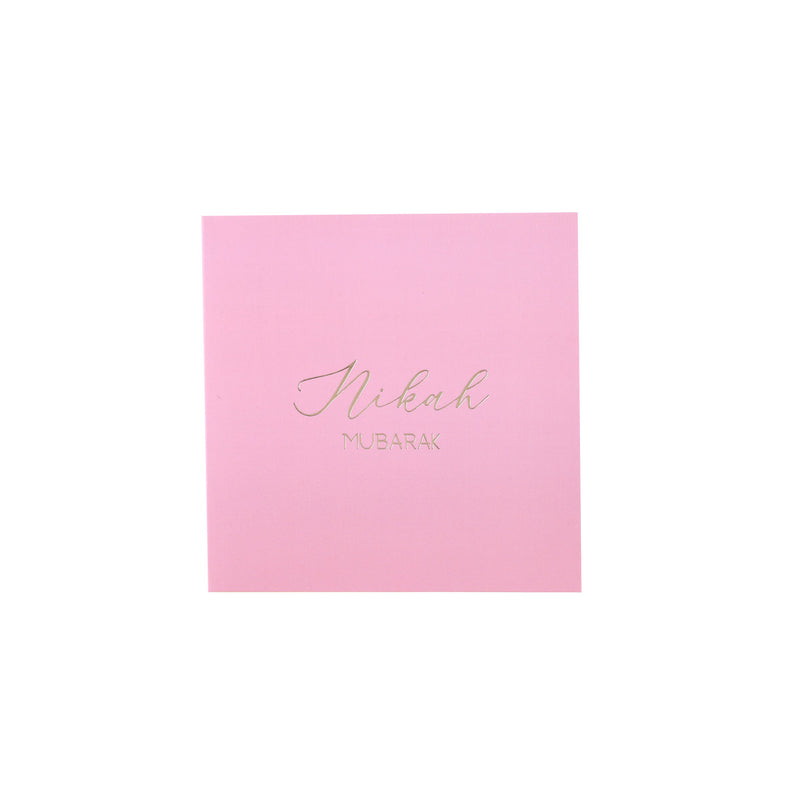 Luxury Foiled Greeting Card - Nikah Mubarak