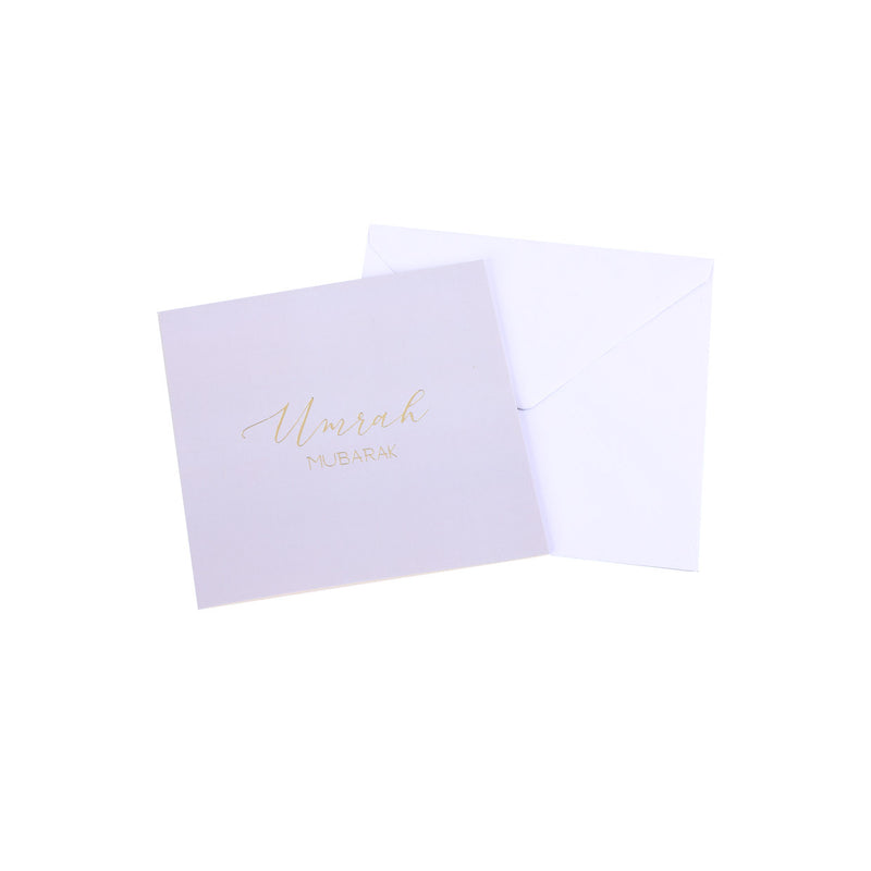 Luxury Foiled Greeting Card - Umrah